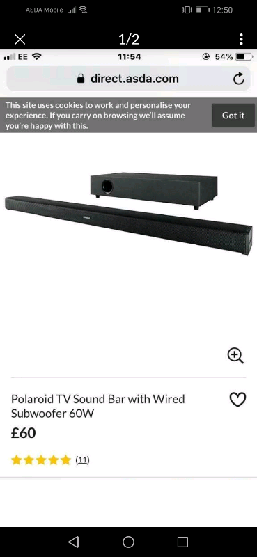 panasonic sound bar asda